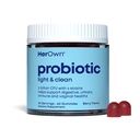 hendes egen Probiotiske & Prebiotic Gummy, Understøtter fordøjelsessygdomme, fremmer sund Gut, Understøtter immunforsvar, 5 Millioner CFU 'er, Gluten og Soy Free, Vegan, 60 Gummies, 30 Servere (Pack of 1)