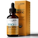 Liquid Probiotic for Women, Men, Kids, Toddler Probiotic: USDA Organic Probiotika, Vegan Probiotic Liquid & Alfalfa Blend + Acidophilus for Gut Health, Dairy Gluten Sugar Free, Non- GMO Oral Probiotika