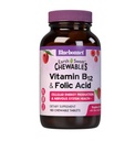 Bluebonnet Nutrition Earth Sweet Vitamin B12 1000 mcg & Folsyre 400mcg Brain Health & Energy * Vitaminer for kvinder & mænd - Vegan, Gluten- Free Raspberry B 12 Vitamin - 180 tyggetabletter