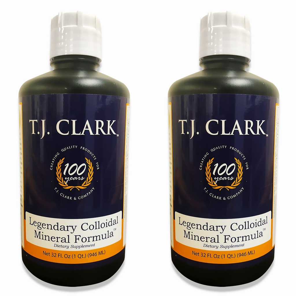 T.J. Clark Legendary Colloidal Mineral Formel 32 fl. oz. (2 Pack) af T. J. Clark