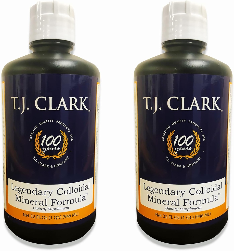 T.J. Clark Legendary Colloidal Mineral Formel 32 fl. oz. (2 Pack) af T. J. Clark