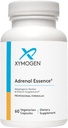 XYMOGEN Adrenal Essence - Adrenal Support med Adaptogene Urter (Cordyceps, Rhodiola Extract, Ginseng) + B Vitaminer - Hjælper Support Sunde Energiniveauer og Sund Immunfunktion (60 Kapsler)