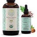 HerbEra Herbal Cleanse Organic Alcohol- Free Tincture Yester124; Detox og Cleanse Formel, Extract Supplement 124; Organic Wormwood Herb, Black Walnut Hull, Cloves Flower Bud Mester124; Rensning Extract (4 fl oz)