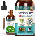 Rejuvica Health NatalNourish - Advanced Amning Support - Flydende levering til bedre Absorption - Bukkehorn, Velsignet Thistle, Anise, Fennel & mere!