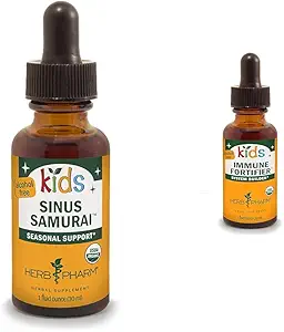 Herb Pharm Kids Sinus Samurai & immunforsvar Organic Liquid Herbal Formulas, 1 Fl Oz & 1 Ounce