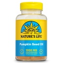 Nature 's Life Pumpkin Seed Oil Supplement - Kilde til Omega 3 6 essentielle fedtsyrer og antioxidanter - Kold presset fra økologiske græskar frø - Vegan, 60- dag garanti, 90 Servering, 90 Softgels