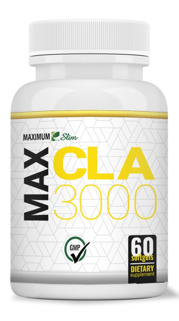 Maksimal Slim MAX CLA 3000, høj potens, naturlige vægttab øvelse ekstraudstyr, øge Lean muskelmasse, ikke-Stimulerende, ikke-GMO 95% Pure CLA, 90 Tæl