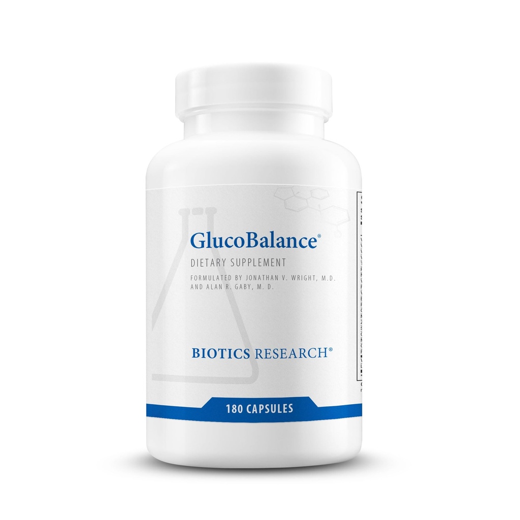 Bioetik Forskning GlucoBalance Chrom, Vanadium, L carnitin supplement, understøtter metabolisk sundhed og bevare sunde blod Lipid Niveauer - 180 kapsler