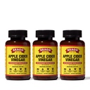 Bragg Apple Cider Eddike kapsler med D-vitamin og zink - (3 Pack) 90 Kapsler - Understøtter Immunsystemet