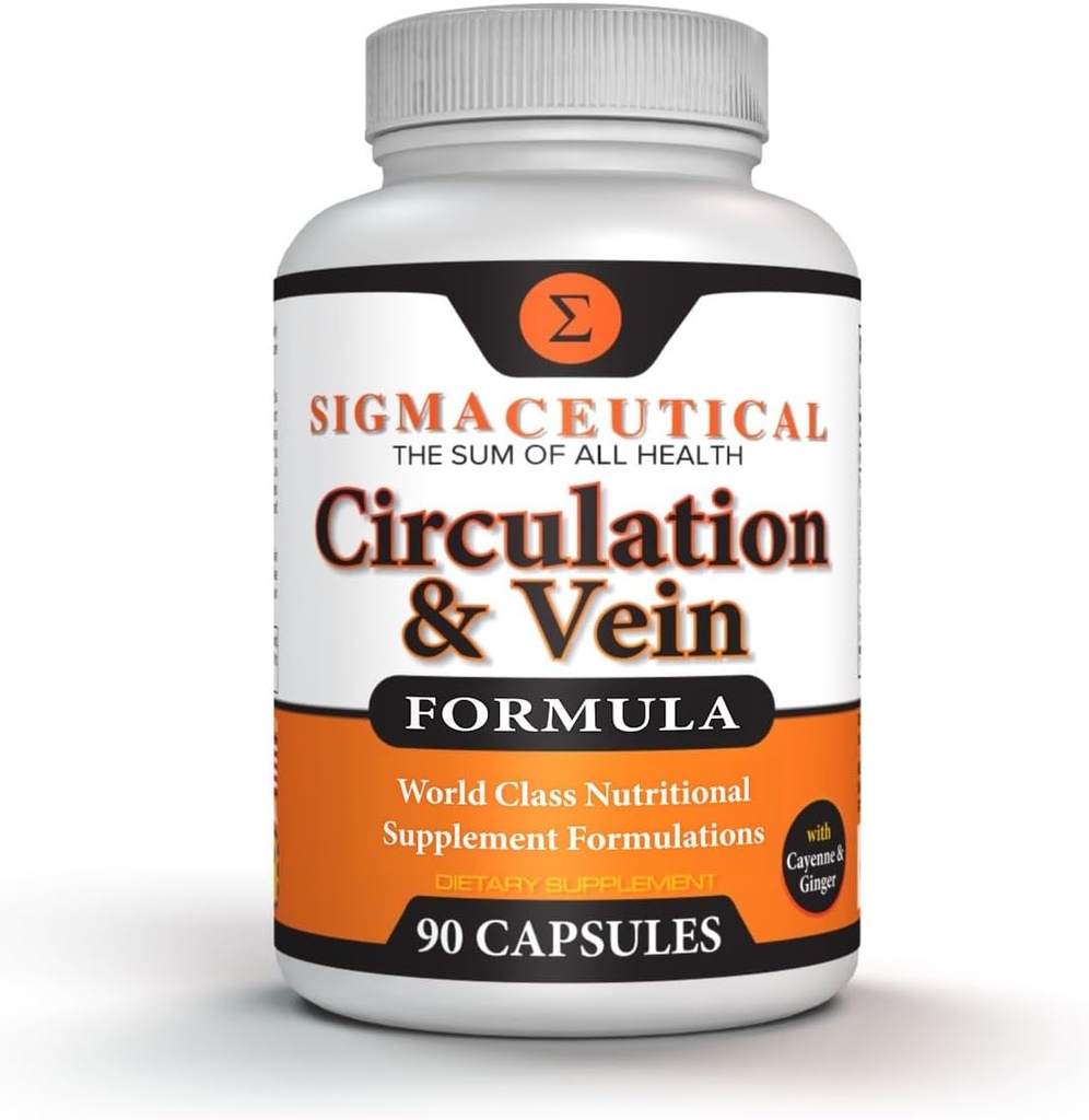 Varicose Veins Treatment for Legs - Circulation Supplement - Diosmin Leg Vein Support - Circulation Vein Support - Healthy Leg Vein Supplement - 90 Capsules