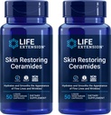 Life Extension Skin Restoring Ceramider, 50 Liquid Veg Caps (pakke med 2) - non-GMO, Vegetarisk Phytoceramid supplement