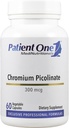 Patient One Chromium Picolinate 300 mcg | Supplement to Support Heart and Metabolic Health* | 60 Capsules