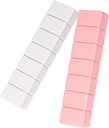 Sanderala 2Pack Weekly Pill Organizer, Ekstra store 7 dages Pill Cases Travel Daily Pill Box for Fish Oil, Calcium Tablets Supplements and Other Vitamin Pill