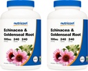 Nutricost Echinacea & Goldenseal Root, 500mg, 240 kapsler (2 flasker) - Veggie Caps, Non GMO, Gluten Free