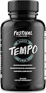 Tempo: Festival Prep 124; immunsupport124; Pre- Festival, Rave, og Party tillæg 124; Neurobeskyttende + øger immunsystemet, understøtter leverdetox, Replenises Electrolytes