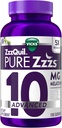 ZzzQuil Pure Zzzs Advanced Melatonin Gummies, Sovehjælp med kamille & lavendel til voksne Berry Flavored, 100 Greve