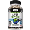 Kaya Naturals Lever Rengøring Detox & Reparation - Mælk tidsel supplement - Lever Detox for kvinder og mænd - Artiskoke ekstrakt og Mælkebøtte rodkapsler - 60 Greve