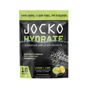 Jocko Fuel Pakker Lavsukker - Hydrering Forstærker Pakker til Inddrivelse, Dehydrering, & Motion - med Vitaminer B6, B12 & C (16 Pakker) Lemon Lime