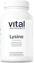 Vital Nutrients Lysin Note 124; Lysin Supplement Understøtter sund Lip og Oral Tissue