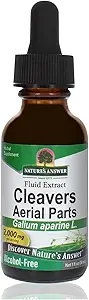 Naturens svar Alkohol- Free Cleavers Herb, 1- Fluid Ounce