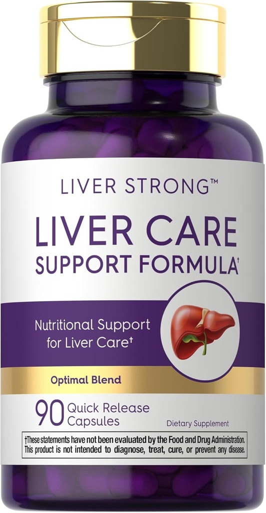Carlyle Liver Support Supplement | 90 Capsules | with Milk Thistle, Dandelion Root & Artichoke Leaf Extract | Optimal Blend | Non-GMO & Gluten Free