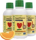 ChildLife Essentials Liquid Calcium supplement til børn - Baby Calcium med magnesium, zink, og vitamin D3 - Orange Flavor, 16 fl oz (3 Pack)