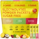 Keto Vitals Tropical Keto Electrolytes Powder No Sugar - Electrolytes with Kalium, Magnesium, Natrium, & Calcium - Sugar Free Electrolyte Powder Pacets Drink Mix & Hydration Powder, 30 Servering