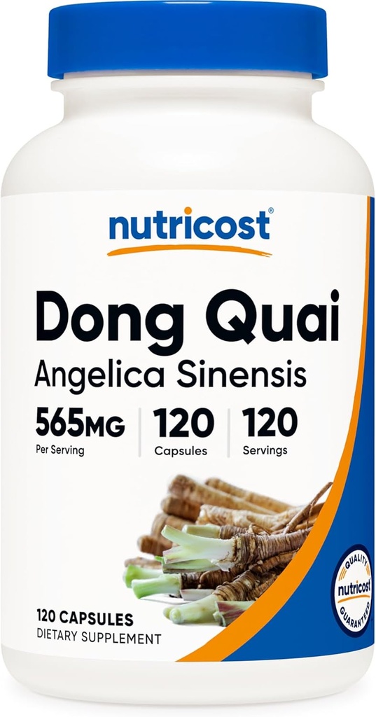 Nutricost Dong Quai 565mg, 120 kapsler - Gluten Free, Non- GMO, Vegetariske kapsler - Angelica Sinensis