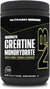 Nutrabio Pure Mikroniseret Creatin monohydrat pulver supplement, Unflavored, (500 g) - Understøtter Bulk Muscle Energy, Recovery, og Styrke - HPLC Testet Creatin Powder supplement til mænd og kvinder