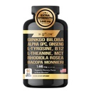 Ginkgo Biloba Alpha GPC Supplement med Panax Ginseng L Tyrosine med L Theanine, Bacopa monnieri, Rhodiola Rosea, Phosphatidylserin, B12, MCT, DMAE - Complex Medic124; Lavet i USA