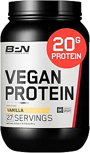 BARE YDEEVNE NUTRITION Vegansk protein, Plantebaseret protein, Pea Protein, Watermelon Protein og Græskar Protein, naturligt sødet og aromatiseret (Vanilla)