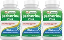Bedste Naturals Berberine Plus 1000 mg / Servering 120 kapsler - (pakning med 3)