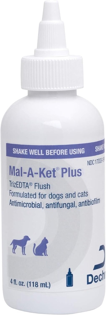 Mal- A- Ket Plus TrizEDTA Flush til katte og hunde, 4 oz