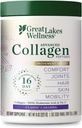 Great Lakes Wellness Movement Boost Advanced Collagen Peptider Powder med MSM, Hyaluronsyre, C-vitamin - fælles mobilitet & Comfort - Caramel Flavored - Non- GMO, Keto, Kosher - 8 oz