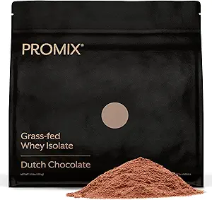 ProMix Nutrition Whey Protein Isolate Powder, Chokolade - Grass- Fed - Post Workout Fitness & Nutrition Shakes, Smoothies & Madlavning Opskrifter - Gluten- Free & Keto- Friendly - 2.5 Pund (pakning med 1 stk.)