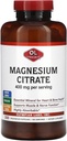 Olympian Labs Magnesium Citrate 400mg - 300 kapsler - Easy Absorbable, Support Sunde Knogler, Sund Hjerte og Calcium Absorption