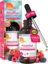 Zahler - Kidophilus Liquid Drops Probiotika til børn (4 Fl Oz) Certificeret Kosher Kids Probiotika til sund fordøjelse & immunstøtte - Frugt Punch Flaged Børns Probiotiske Drops supplement
