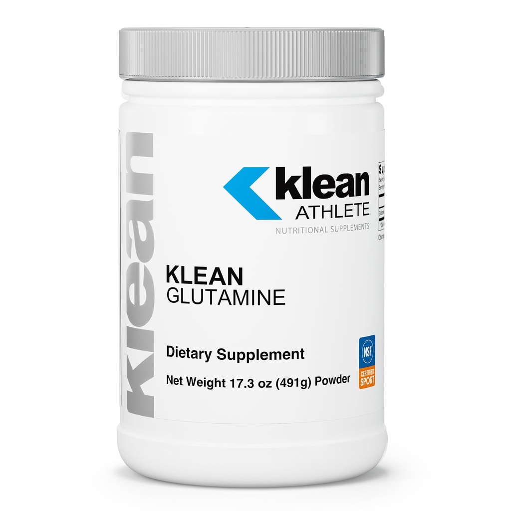 Klean Atlete Klean Glutamin - Immunity Support & Gut Health * - Aminosyrer Supplement - NSF Certified for Sport - Non- GMO, Gluten Free & Vegan - 17,3 oz
