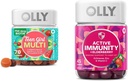 OLLY Teen Girl Multi Gummy, sund hud og immunforsvar, 15 essentielle vitaminer, 70 Grev Gummy Aktiv Immunitet + Elderberry, 45 Gummies, Berry Flavor