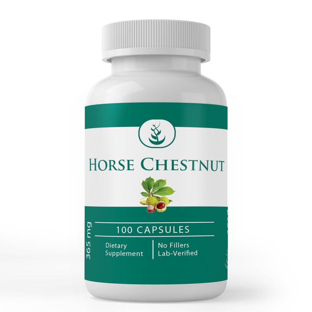 PURE ORIGINAL INGREDIENTS Horse Chestnut (100 Capsules) Always Pure, No Additives Or Fillers, Lab Verified