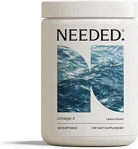 Det var nødvendigt. Prenatal Omega-3 - høj potens dosis af bæredygtigt souced Fish Oil, Lemon Zest Scented, 1000mg DHA, 1000mg EPA, indkapslet i en Gelatin- Free, Plant- Based Softgel Shell, 30- Day Supply