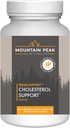 Mountain Peak Nutritionals Cholesterol Support - med Artichoke Extract, CoQ10, & Red Yeast Rice - Plant- baseret formel understøtter hjerte sundhed & sund Lipid Niveauer (90 Vegetariske kapsler)