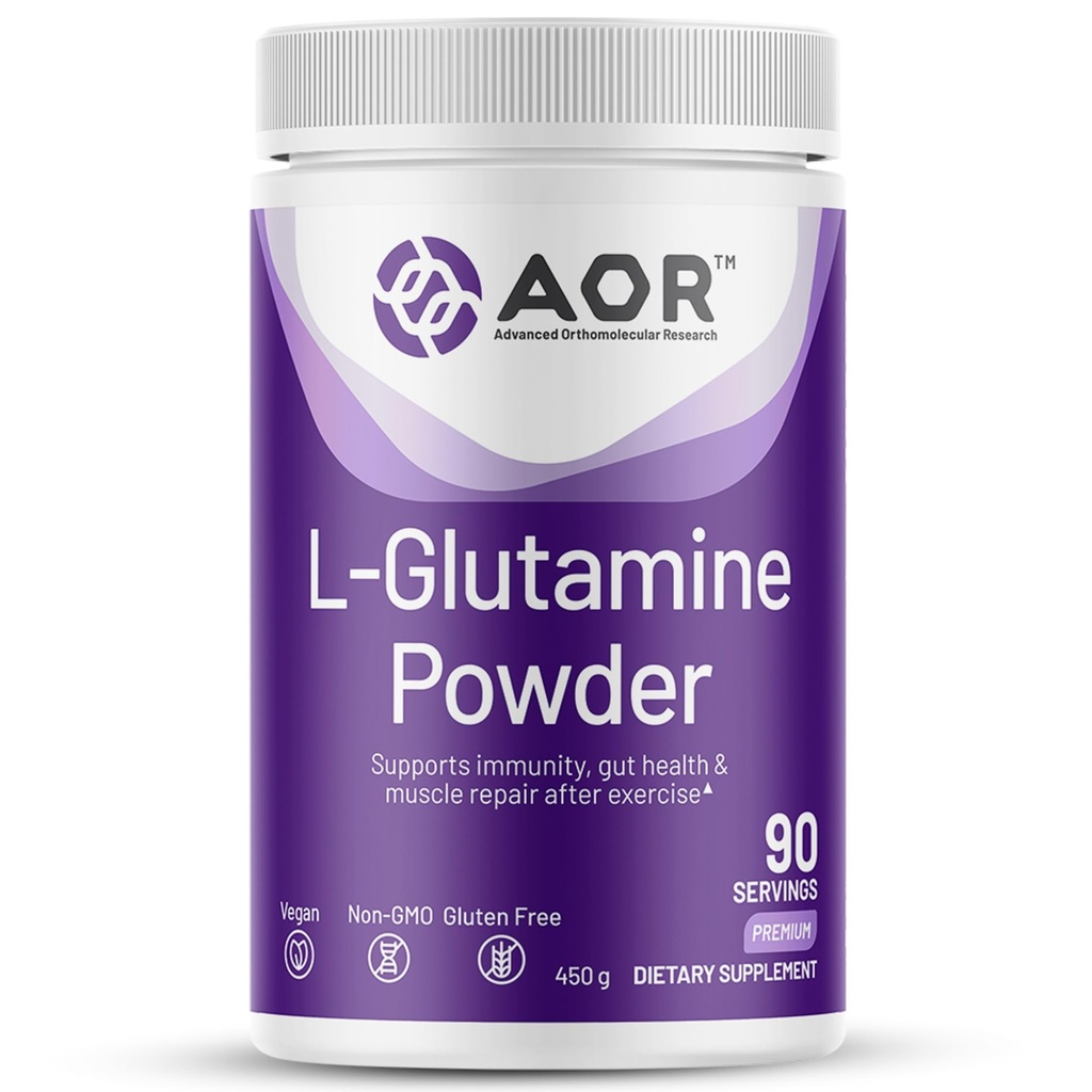 L- Glutamin Powder 450g, Understøtter Immunitet og Gut sundhed, Kosttilskud, 90 Servering