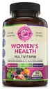 Dame Dagligt multivitamin multimineral supplement til energi, mad, fokus, hår, hud og negle. Lavet til kvinder med 30 + næringsstoffer, Frugt & Energi Blend. Kvinder Vitaminer 60 kapsler. Lavet i USA.