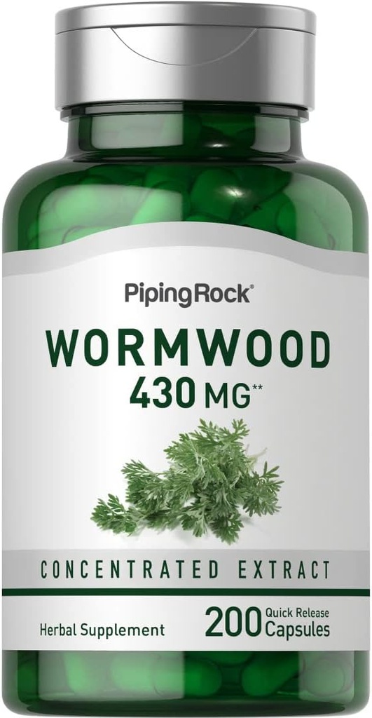 Piping Rock Wormwood Capsules 430mg
