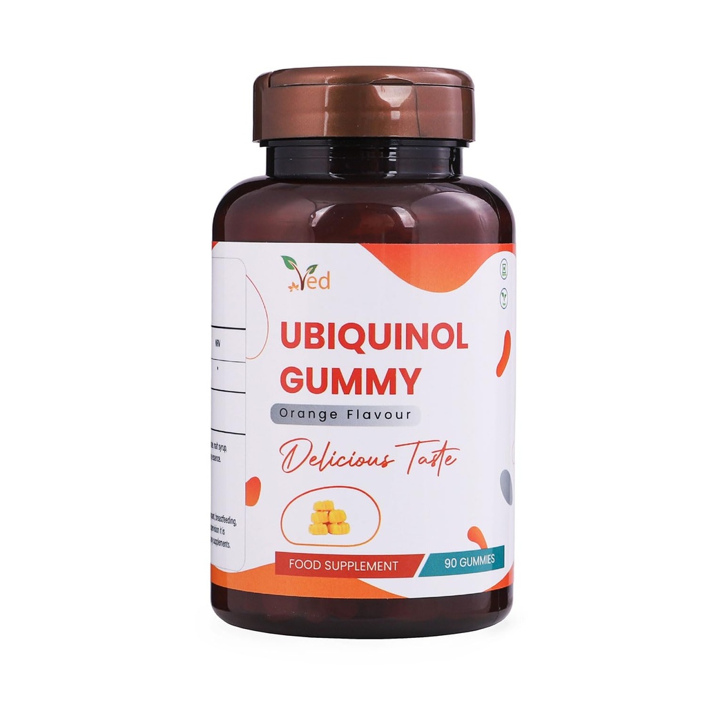 Ubiquinol Gummy 150 mg, 90 Counts, High Absorption / Enhanced boiaktivitet CoQ10.