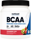 Nutricost BCAA Powder (Strawberry Kiwi) 60 Servering - Optimal 2: 1: 1 Ratio