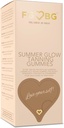 Sommer Glow Tanning Gummies - Miami Vice Flavor - Ananas, kokos, & Jordbær - Vegan - Gluten- Gratis - Dairy- Gratis - Naturlige ingredienser - Væsentlige næringsstoffer - Rejsestørrelse - 30 -Day Supply