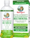 MaryRuth Organics Extra Strength Nighttime Liquid Multimineral Measugar Free Measures 124; Calm Magnesium Citrate Measurement 124; NO Melatonin Measurement Zink Measurement 124; Lemonade Flavor 124; Vegan Measurement 124; 32 Servering