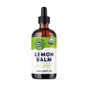 Vimergy USDA Organic Lemon Balm Tincture Herbal Supplement - Kan bruges i te - non-GMO, Alkohol- fri -115 ml (1 ml / servering)